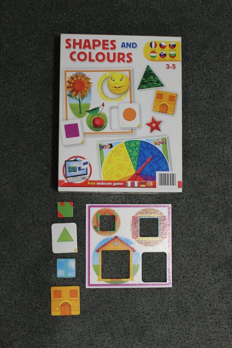 Priraďovanie tvarov, farieb, 