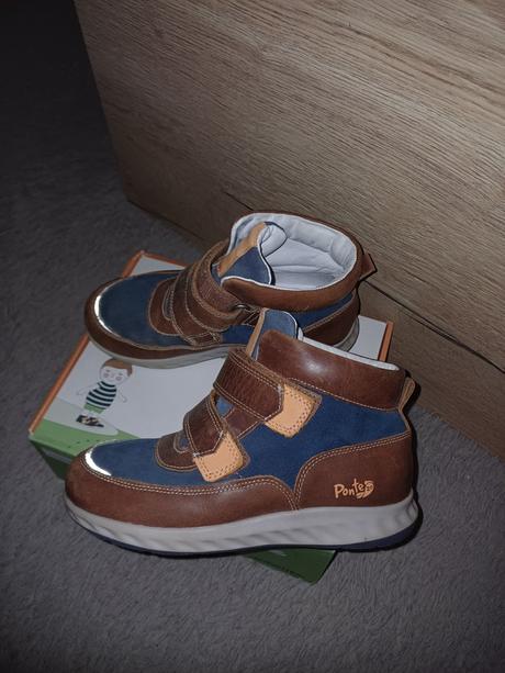 Prechodné kožené topánky ponte20, d.d.step,33