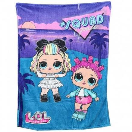 Flísová deka lol hs 4361 modrá,