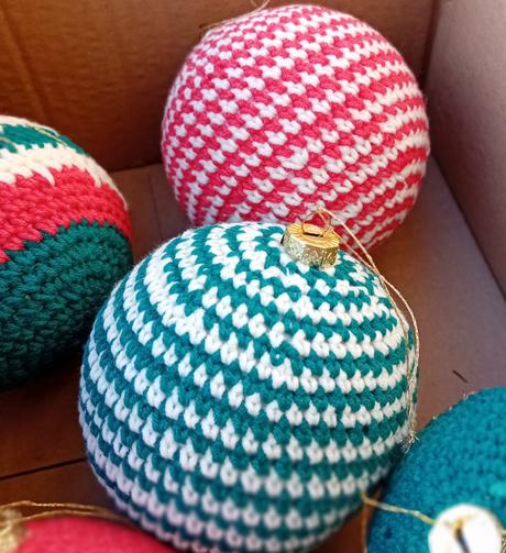 Vianočné gule handmade, 
