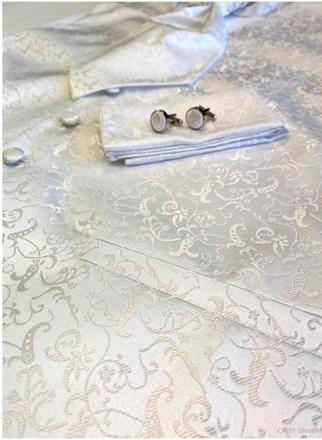 Svadobná vesta biela komplet značky orsi slovakia, l