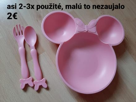 Minnie tanier a pribor, 