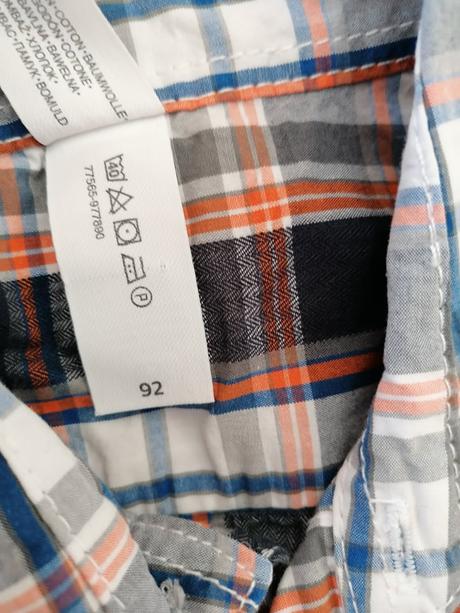 Košeľa kockovaná, c&a,92