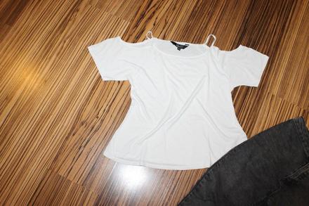 Tričko s odhalenými ramenami new look v. 12/13r., new look,152