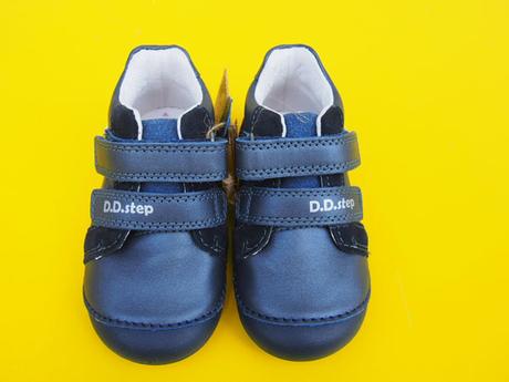 Detské kožené topánky ddstep 015 royal blue, d.d.step,19 - 24