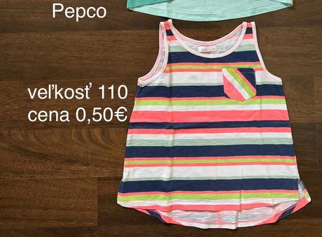 Tričká krátky rukáv, pepco,110