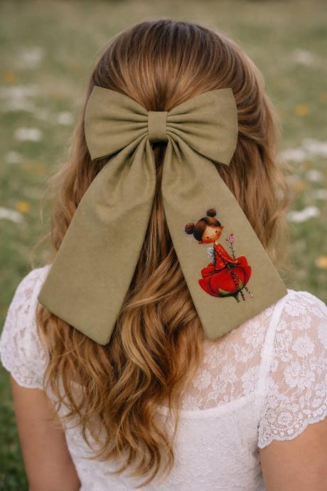 Maxi mašle do vlasov na štipec, 