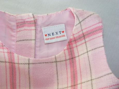 Jarné káro šato zn. next, next,80