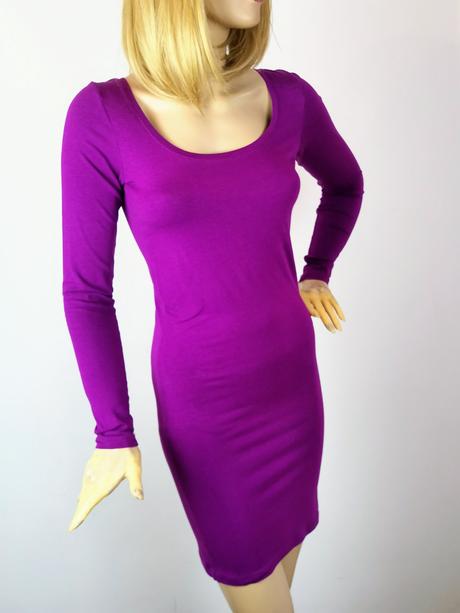 Samsoe & samsoe - sexi šaty vo farbe fuxia, s