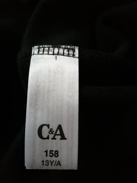 1x oblečená mikina c&a - top stav, c&a,152