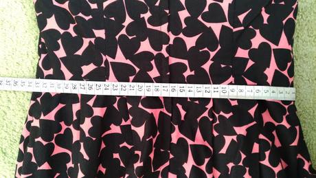 Cierne puzdrove saty so srdieckami hm s, h&m,34