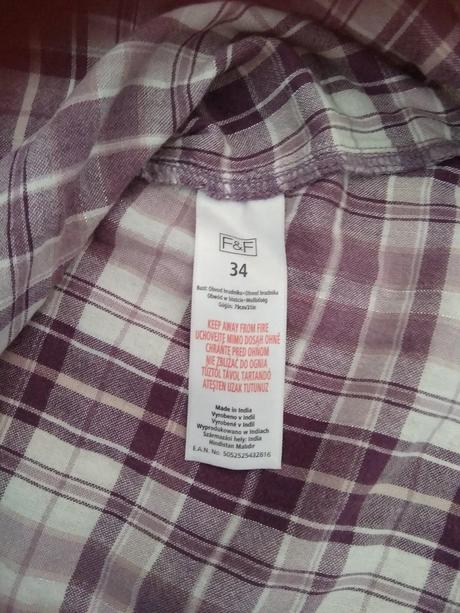 Košeľová tunika, f&f,34