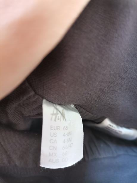 Dievčenské štýlové nohavice, h&m,68