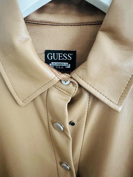 Guess hnedé šaty, guess,m