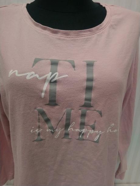 Dámsky ružový top s motívom, blue motion, l, l