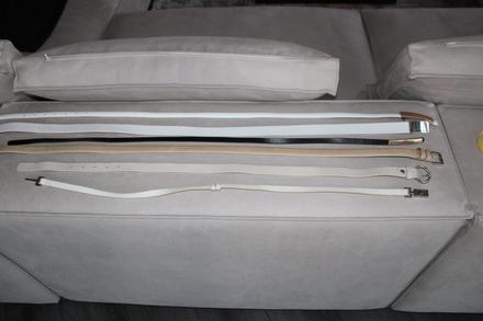 Rozne opasky armani, pietro filipi, kozene, 