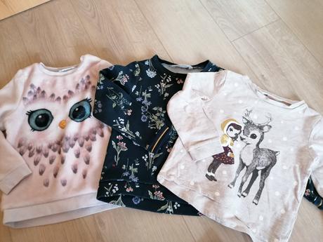 Balík oblečenia na jar/jesen pre dievčatko 110, 104–116