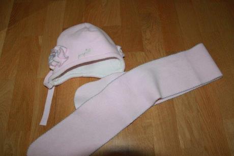 Súpravička čiapočka + šálik, 80