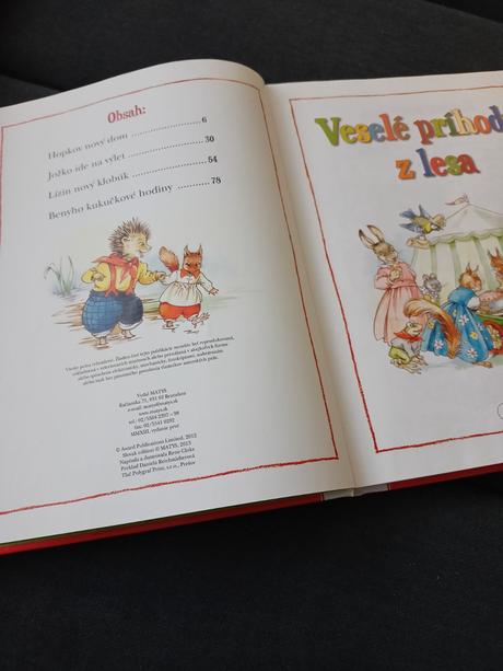Kniha " veselé príhody z lesa", 