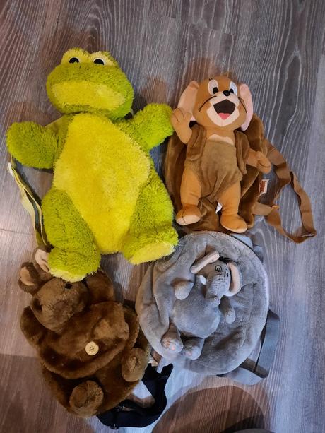 Ruksaky zvieratká pre najmenších, 