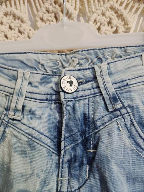 Vzorované dievčenské džínsy, 122