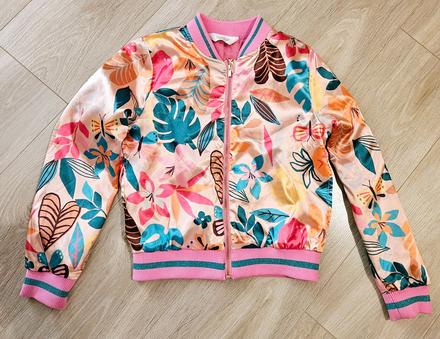 Saténová bundička h&m 140, h&m,140