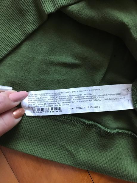 Zelené tričko - khaki, s