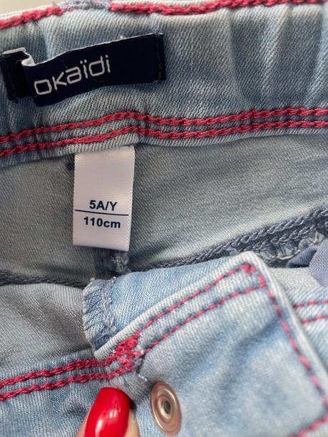 Rifľové šortky, zn. okaidi, v. 110, obaibi,110