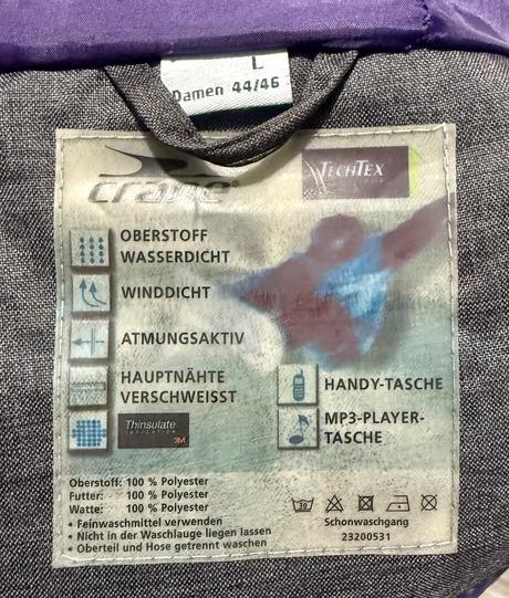 Lyziarska bunda crane l-xl (44-46), 44