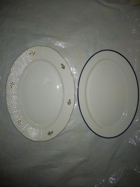 Retro hrnce, cedník, panvica, podnos,