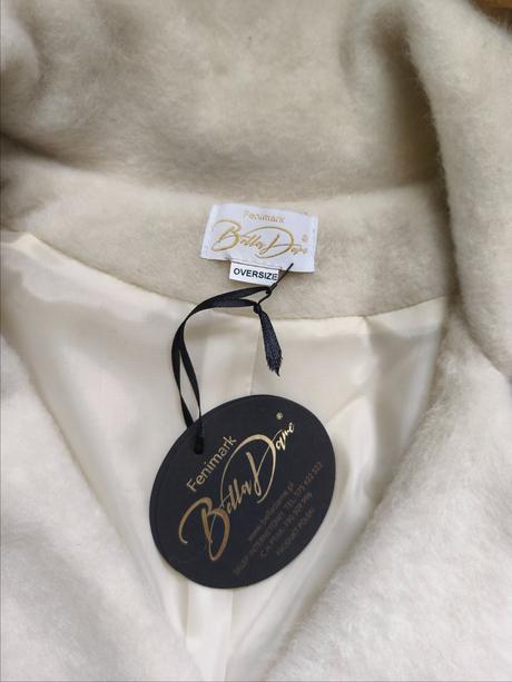 Krásny nadčasový kabát značky bella dame, 