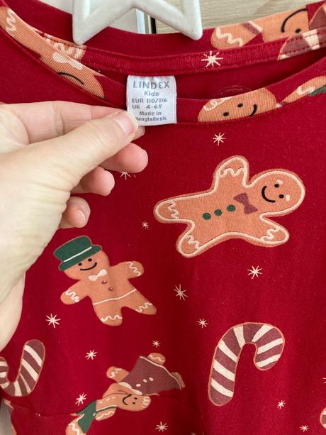 Vianočné saty/tunika lindex, lindex,116