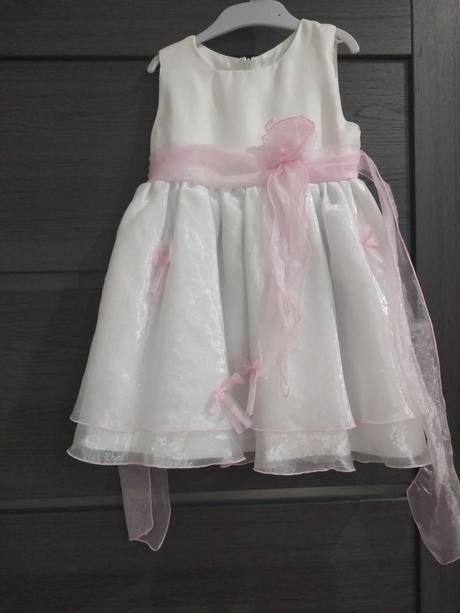 Šaty biele pre princeznú, dĺžka 51cm, 