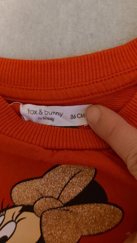 Mikina minnie červená 86, fox & bunny,86