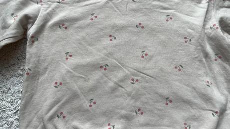 Krémová čerešňová mikina, h&m, 98, h&m,98