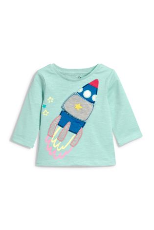 Tričko s 3d raketou boom, next,104