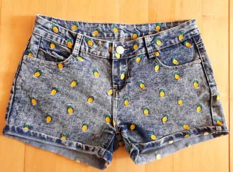 Dámske šortky s ananásmi, new yorker,m