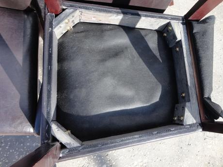 Jedálenské stoličky - koženkové - 3 + 1, 