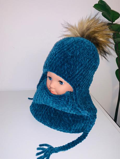 Hačkovaná čiapka a tunel, 80 / 86 / 92 / 104 / 110