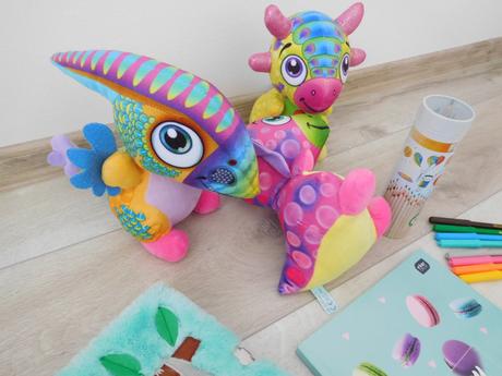 Dinosaurus látkový, zápisníček plyšový, pre dievča, 