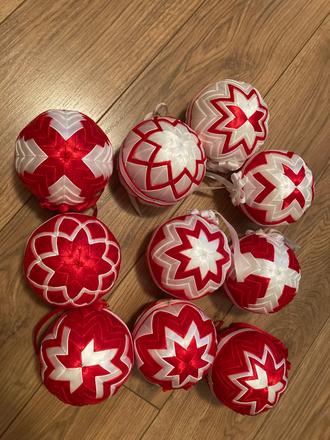 Vianočné gule 10ks,