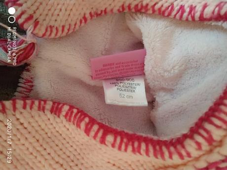 Zimná čiapka barbie, disney,98