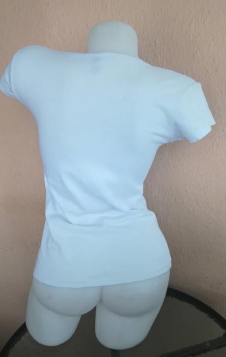 Tričko biele, bavlnené, veľkosť s, s