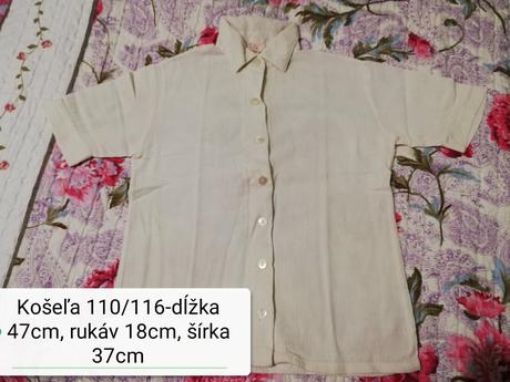 Košeľa 110-116, 116