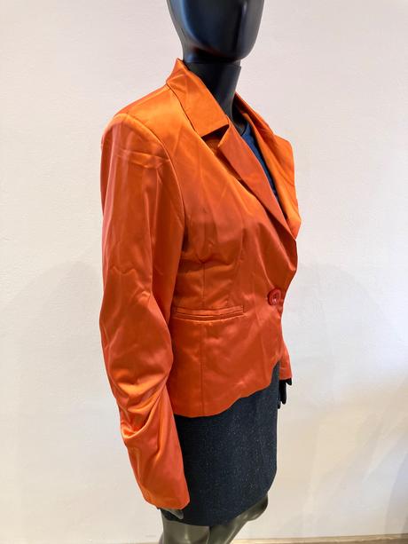 Dámske sako s nariasenými rukávmi, s