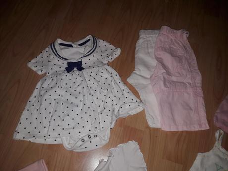 Letny mix oblecenia pre dievcatko, 68–80