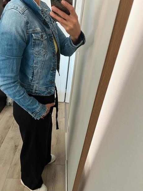 Riflová bunda, stradivarius,s