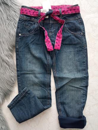 Dievčenské tmavomodré rifle ovs (5-6 r.), ovs,116