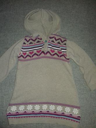 Pletený predĺžený svetrík, dopodopo,98