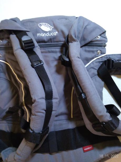 Manduca pure cotton dark grey, manduca